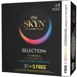 SKYN Selection – mix bezlatexových kondómov (35 ks)
