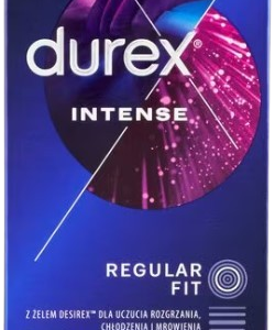 Durex Intense Orgasmic – vrúbkované kondómy (10 ks)