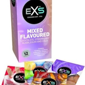 EXS Mixed Flavoured – mix ochutených kondómov (12 ks)