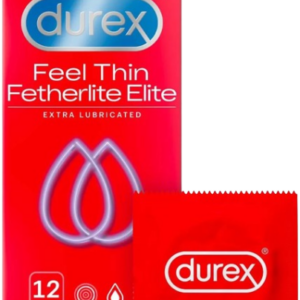 Durex Feel Thin Extra Lubricated - tenké kondómy (12 ks)
