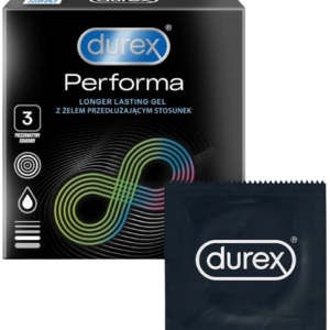 Durex Performa – znecitlivujúce kondómy (3 ks)