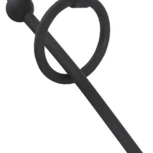 Silikónový sperma stopper s krúžkom a zátkou Pissing Pleasure (6 mm)