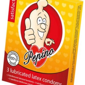 PEPINO Satisfaction štandardné kondómy vo vreckovom balení 3 ks
