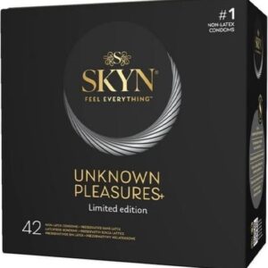 SKYN Unknown Pleasures – bezlatexové kondómy (42 ks)