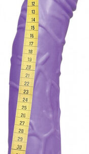 Gélový vibrátor XXL Violet (36 cm)