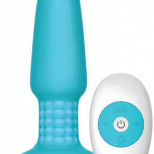 B-Vibe Rimming 2 vibračný análny kolík s rotačnými guličkami (15 cm)