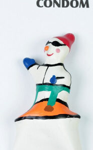 ERCO Snowman žartovný kondóm