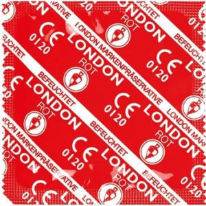 London Red – červené kondómy (1 ks)