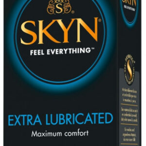 SKYN  Extra Lubricated – bezlatexové kondómy extra lubrikované (10 ks)