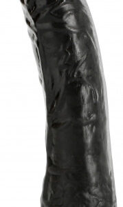Gélový vibrátor Čierny havran (22,5 cm)