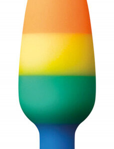 Análny kolík s prísavkou Rainbow Euphoria, veľký