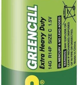Batéria GP GreenCell R14 typ C