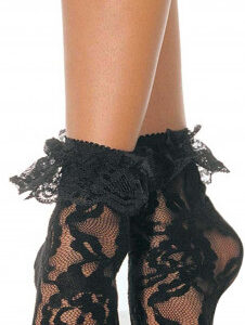 Čipkované ponožky Lace Ruffle