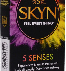 SKYN 5 Senses – mix bezlatexových kondómov (5 ks)