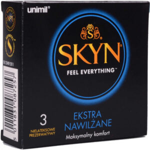 SKYN Extra Lube – bezlatexové kondómy (3 ks)