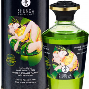 Shunga afrodiziakálny hrejivý zbozkávateľný olej – Midnight Sorbet (100 ml)