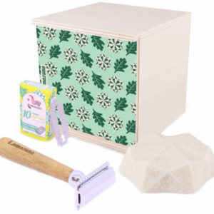 Lamazuna luxusná darčeková sada na holenie – strojček, sada čepieľok, 100% natural mydlo One Blade For Life