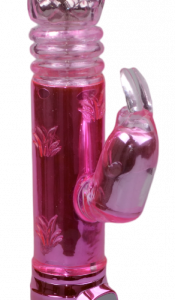 Perličkový prirážajúci vibrátor DeLuxe II (28,5 cm)