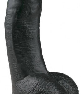 Realistické dildo s prísavkou a semenníkmi Darknite (15 cm)