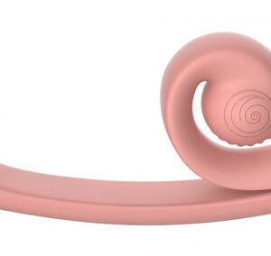 Silikónový vibrátor Snail Vibe Curve s výbežkom na klitoris (24 cm)