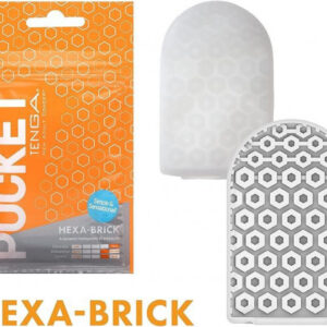 Tenga Pocket jednorazový masturbátor (7 cm), oranžový