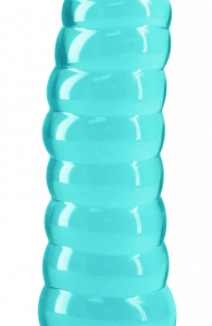 Gélové dildo s prísavkou Fantasia Nymph (19 cm), tyrkysové