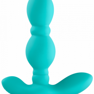 Vibračný análny kolík Funn Plug Turquoise (13,3 cm)