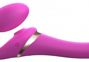 Vibračný pripínací penis Multi Orgasm Bendable S s diaľkovým ovládaním (22,8 cm)