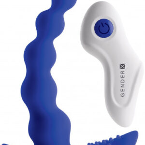 Vibračné análne guličky Gender X Beaded Pleasure s diaľkovým ovládaním (11,4 cm)