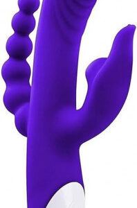 Silikónový vibrátor Triplestim (24,7 cm)