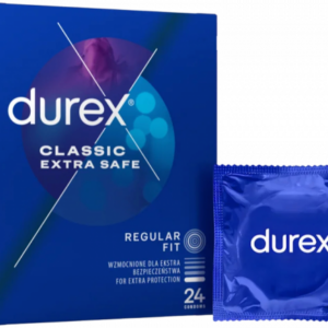 Durex Extra Safe - zosilnené kondómy (24 ks)