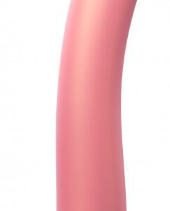 Strap-on-me dildo s prísavkou Metallic Shine M (18 cm), ružové