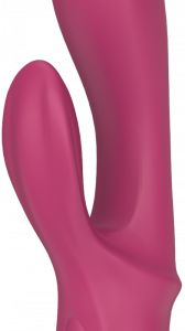 Silikónový vibrátor s výbežkom na klitoris Bunny Duo (19,2 cm)
