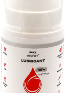 Cestovné balenie Jahodový lubrikačný gél Sexy Elephant (15 ml)