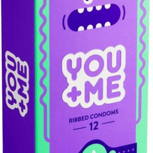You Me MACHO - vrúbkované kondómy (12 ks)