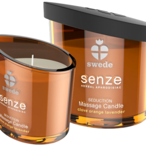 SWEDE - SENZE SEDUCTION MASSAGE CANDLE - CLOVE, ORANGE, LAVENDER