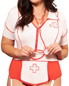 Plus size kostým Lovely Nurse, XXXL–XXXXL