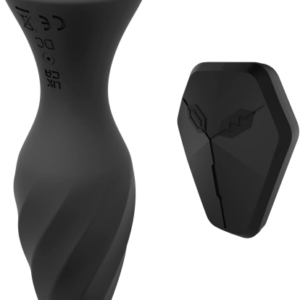 Vibračný análny kolík Diamond Vibe s diaľkovým ovládaním (12,3 cm)