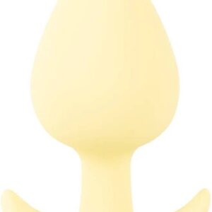 Silikónový análny kolík Cuties Yellow Pastel (8,4 cm)
