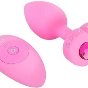 B-Vibe vibračný análny kolík Heart S/M s diaľkovým ovládaním (9,8 cm)