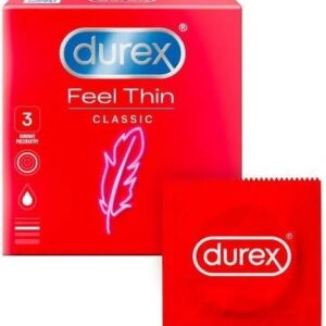 Durex Feel Thin Classic - tenké kondómy (3 ks)