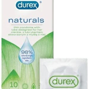 Durex Naturals – tenké kondómy (10 ks)