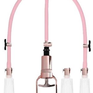 Vákuová pumpa na bradavky a klitoris Rose Gold, Medium