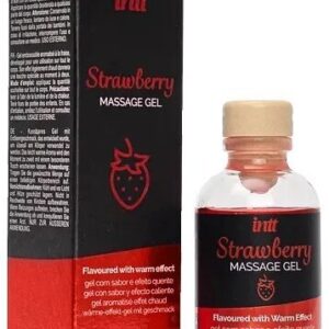 Zbozkávateľný masážny gél Strawberry (30 ml)