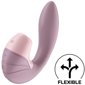 SATISFYER - SUPERNOVA AIR PULSE STIMULATOR & VIBRATION PINK