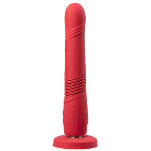 Lovense - Gravity Thrusting Dildo App Controlled Red