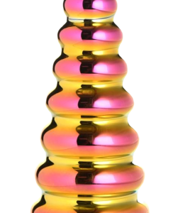 XR Brands - Twilight Rainbow Glass Dildo