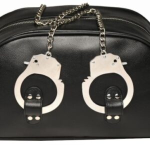 Bondage Travel Bag With Handcuffs - Black