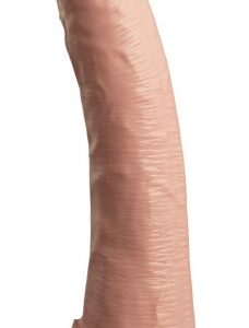 7" Vibrating + Dual Density Silicone Cock with Remote