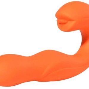 Joi - Rotating Head G-spot Vibrator & Clit Licker Orange